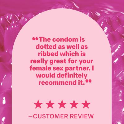 Durex Condoms - Extra Ribbed 3's - Plain/Flavoured Condoms