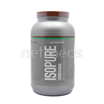 Isopure Zero Carb Powder - Mint Chocolate Chip 3 lb - Workout Essentials