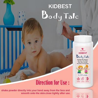 HealthBest Kidbest (3-13 Years) Body Talc Powder 90 gm - Baby Powder