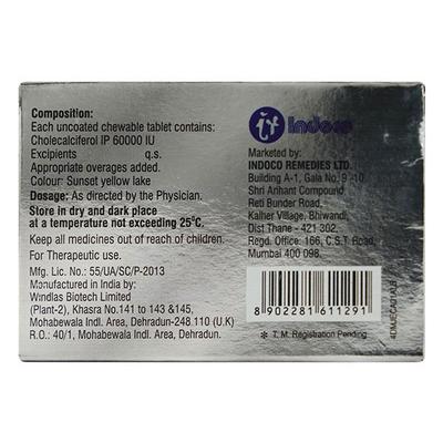 METHYCAL 60k Chewable Tablet 4's - Supplements-Vam