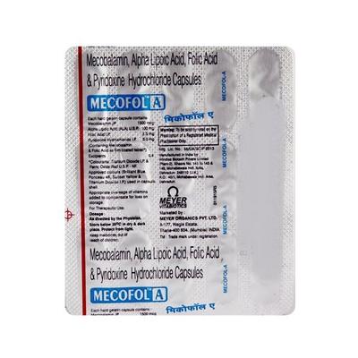 Mecofol A Capsule 15'S - Nootropics And Neurotrophics