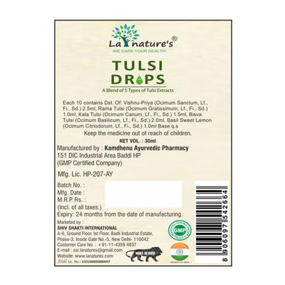 La nature's Tulsi Drops 30 ml - Health Products