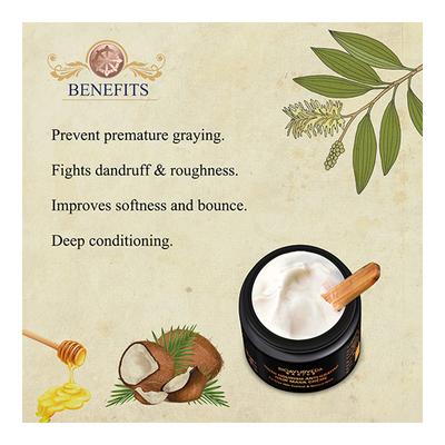 Bioayurveda Basics Youth Nourish Anti-Graying Hair Mask Creme 60 gm - Hair Masks & Packs