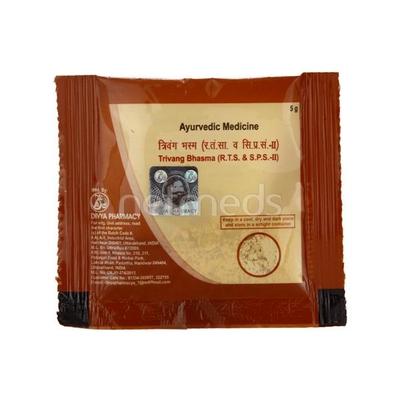 Patanjali Trivang Bhasma Powder 5 gm - Diabetes Care (Ayush)