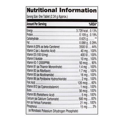 GNC Women's One Daily Multivitamin Tablet 60's - Women Health