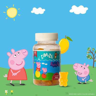 Kiddoze Calcium Gummies - Mango Flavour 60's - Multi-Vitamins