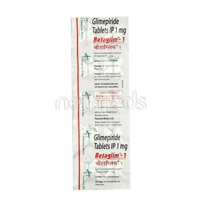 Betaglim 1mg Tablet 10'S - Diabetes-Ant