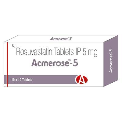 ACMEROSE 5 Tablet 10's - High Cholesterol-Dys