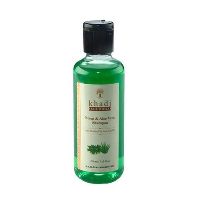 Khadi Shuddha Shampoo - Neem & Aloe Vera 210 ml - Shampoos