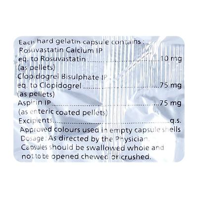 ROSUDAC AC 10/75mg Capsule 10's - High Cholesterol-Dys