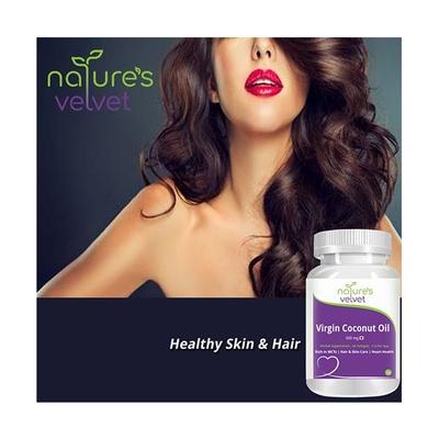 Natures Velvet Virgin Coconut Oil 500 mg Softgels 60's - Speciality Medicines