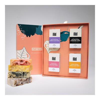 MensXP Mud Natural Bathing Soap Combo (Pack of 4 x 100gm) - Soaps