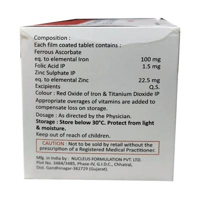 Hapifer Xt Tablet 10's - Anaemia-VMA