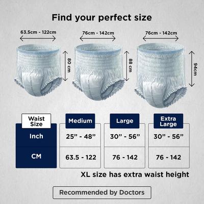 Friends Overnight Adult Diaper Pants (M-L) 10's - Adult Diapers & Pads