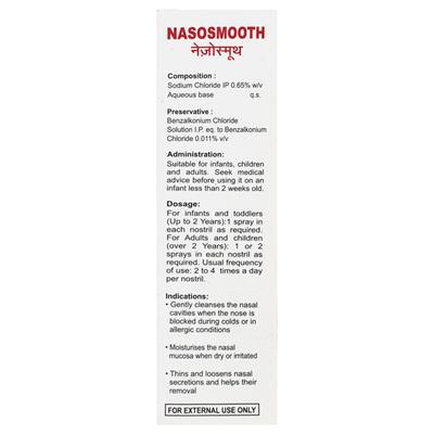 Nasosmooth Nasal Drops 20ml - Nasal Congestion-Nas