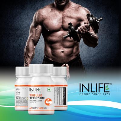 INLIFE Tribulus Terrestris 1000 mg Vegetarian Capsules 60's - Sexual Care