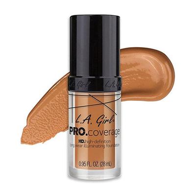 L.A.Girl PRO Coverage HD Foundation Tan 28 ml - Foundation