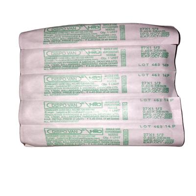 Dispovan Disposable Needle (27G X 1 1/2) (0.40X38Mm) 1's - Syringes And Needles