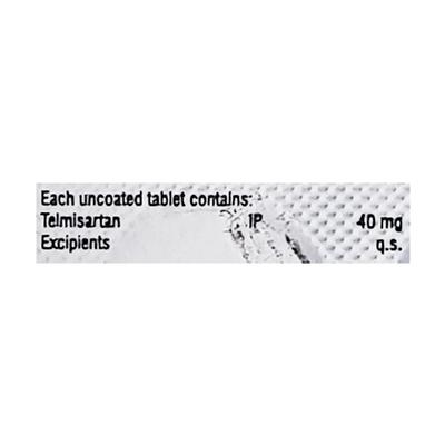 Telmivid 40 Tablet 10's - Hypertension-Ang