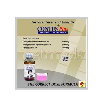 Contus Plus Paediatric Suspension 50ml - Cough And Cold-Cou