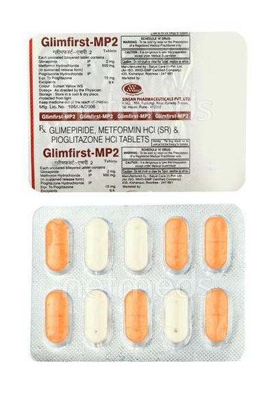 Glimfirst Mp2 Tablet 10'S - Diabetes-Ant