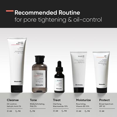 Minimalist Pha 03% Face Toner With Multi Biotics Tightens Pores & Hydrates - 150ml - Face Serum