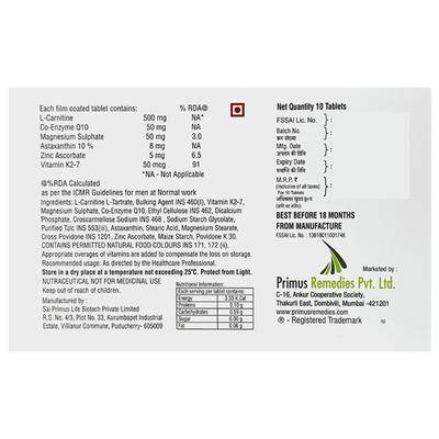 COMBIFRND Q10 Tablet 10's - Supplements-Vam