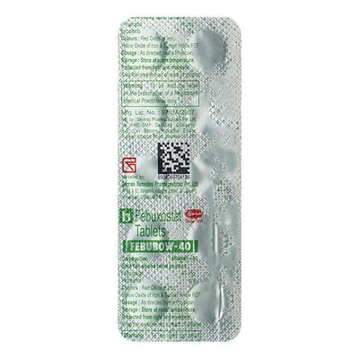 Febubow 40mg Tablet 10'S - Gout