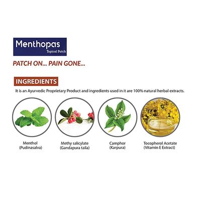 Menthopas Topical Pain Relief Patch (Pack of 10 x 3's) - Roll-On/Patch
