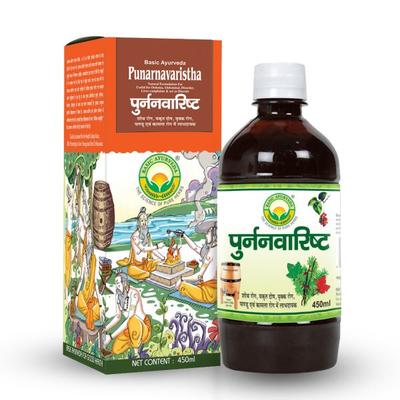 Basic Ayurveda Punarnavaristha Syrup 450 ml - Speciality Medicines