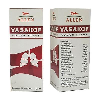 Allen Vasakof Cough Syrup 100 ml - Speciality Medicine