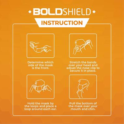 Boldfit Boldshield Protective Face Mask 3's - Face Mask