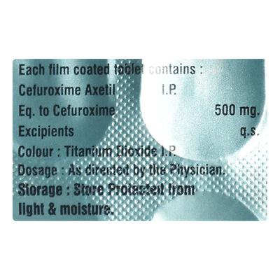 DEEPOXIME 500 Tablet 10's - Bacterial Infections-Cep