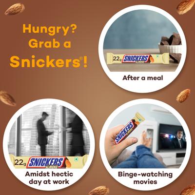 Snickers Almond Chocolate Stick 22 gm - Nutritional Bars