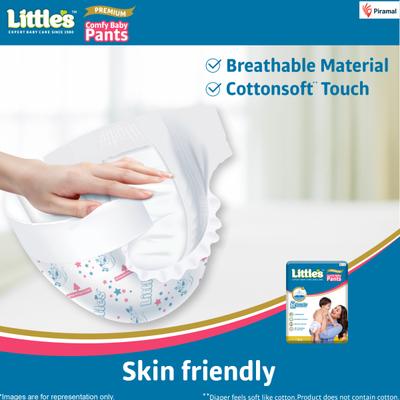 Little's Premium Comfy Cotton Soft Baby Pants (XL) 54's - Diapers & Wipes