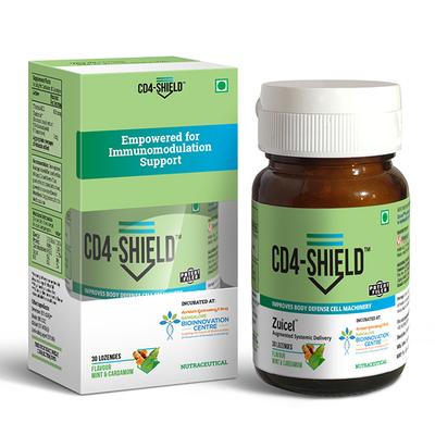 CD4-Shield Lozenges - Mint and Cardamom Flavour 30's - Sore Throat Lozenges
