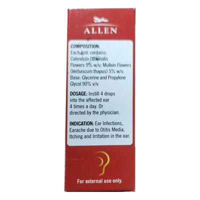 Allen Otovin Ear Drops 10 ml - Homeopathic Drops