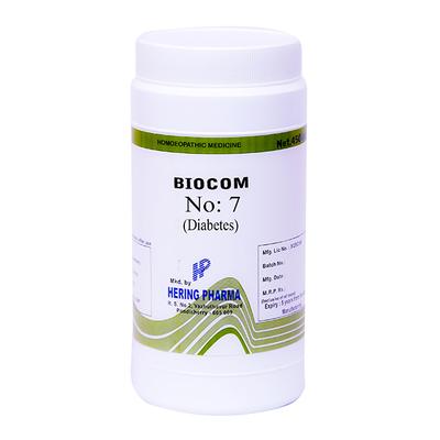 Hering Pharma Biocom No.7 Tablet For Diabetes 450 gm - Bio-Combination