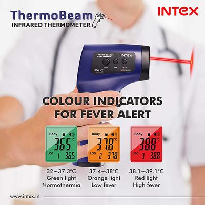 Intex Thermobeam Infrared Thermometer with Laser Beam - Thermometer & Oximeter