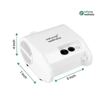 Sahyog Wellness Piston Compressor Nebulizer for Children & Adults with Flow Adjuster - Nebulizer & Vaporizer