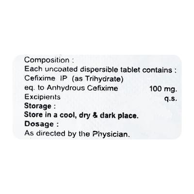 CEFIGEM 100 DT Tablet 10's - Bacterial Infections-Cep