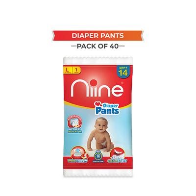 Niine Baby Diaper Pants (L) 40's - Diapers & Wipes