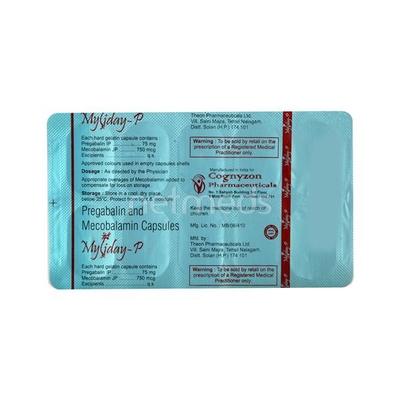 Myliday P Capsule 10'S - Neuropathic Pain-Dru