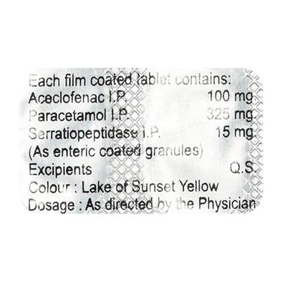 EGFLAM SP Tablet 10's - Pain relief-Nsa