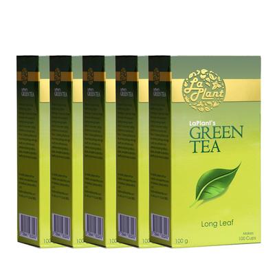 LaPlant Green Tea Long Leaf (Pack of 5 x 100 gm) - Teas