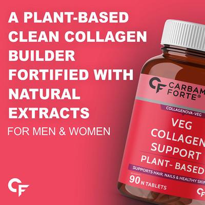 CF Plant Based Veg Collagen Support Tablet 90's - Calcium And Minerals