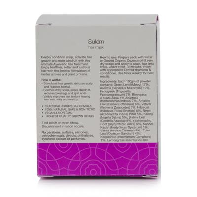 Omved Sulom Ayurvedic Hair Mask 100 gm - Hair Masks & Packs