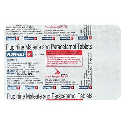 FLUPIWELL P Tablet 10's - Pain relief-Ano