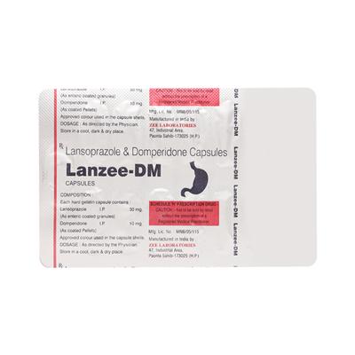 LANZEE DM Capsule 15's - Ulcer/Reflux/Flatulence-Aaa