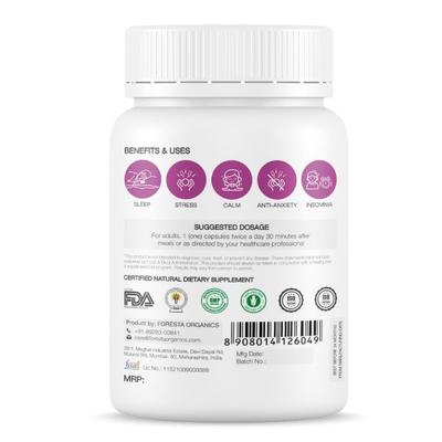 Foresta Organics Sleep Health Vegan Capsule 60's - Speciality Medicines